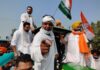 युवा कांग्रेस की विशाल ट्रैक्टर रैली का आयोजन Youth Congress holds huge tractor rally