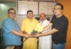 निर्माता शिवपूजन गिरी का मुंबई में एस.जी एंटरटेनमेंट कार्यालय का उद्घाटन निर्माता शिवपूजन गिरी