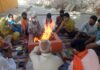 बड़हलगंज में मुख्यमंत्री व पूर्व मंत्री के उत्तम स्वास्थ्य को लेकर किया हवन-यज्ञ