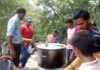 लुकेश्वर धाम मंदिर लूक में विशाल भंडारे का हुआ आयोजन विशाल भंडारे का आयोजन