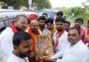 पिपरौली में भाजयुमो के नवनियुक्त जिलाध्यक्ष का किया स्वागत