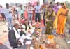 गणेश मंदिर निर्माण हेतु हुआ भूमि पूजन