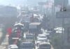 किसानों की घर वापसी से थमी रफ्तार, दिल्ली- करनाल हाईवे पर ट्रैफिक धीमा