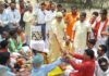 चिल्लूपार विधायक ने परशुराम मंदिर निर्माण की रखी आधारशिला