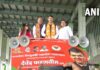नागपुर पहुंचे देवेंद्र फडणवीस, हुआ भव्य स्वागत